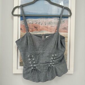 Intermix striped corset. Size M